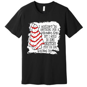 Sketchy Stuff for Some Christmas Tree Cakes Classic  Premium T-Shirt