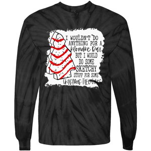 Sketchy Stuff for Some Christmas Tree Cakes Classic  Tie-Dye Long Sleeve Shirt