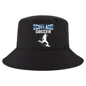 Scotland Soccer Fans Jersey Scottish Flag Football Lovers Cool Comfort Performance Bucket Hat