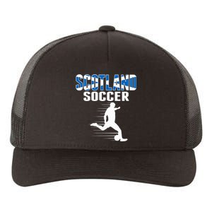 Scotland Soccer Fans Jersey Scottish Flag Football Lovers Yupoong Adult 5-Panel Trucker Hat