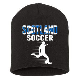 Scotland Soccer Fans Jersey Scottish Flag Football Lovers Short Acrylic Beanie