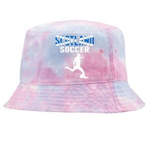 Scotland Soccer Fans Jersey Scottish Flag Football Lovers Tie-Dyed Bucket Hat