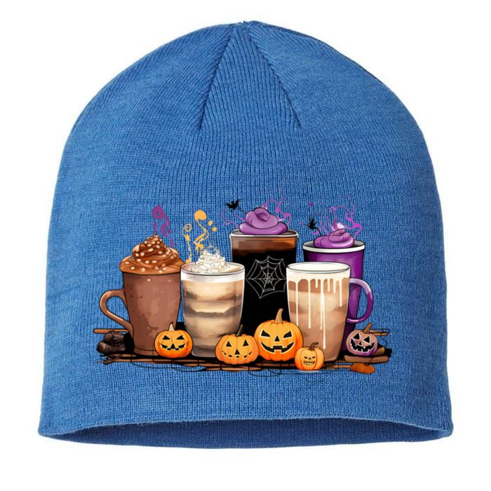 Spooky Season Fall Coffee Horror Movie And Coffee Halloween Gift Sustainable Beanie