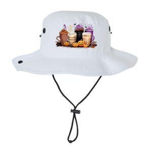 Spooky Season Fall Coffee Horror Movie And Coffee Halloween Gift Legacy Cool Fit Booney Bucket Hat