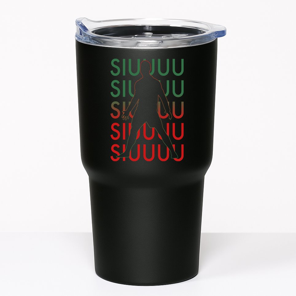 Siuuu Soccer Football Futbol Tumbler