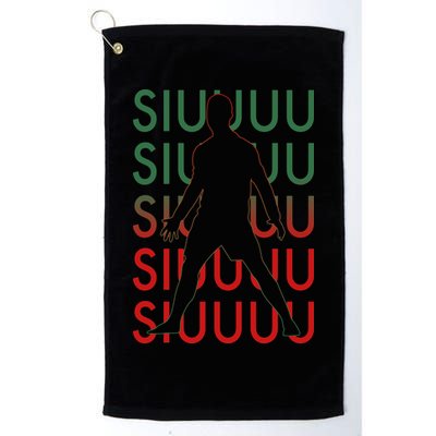 Siuuu Soccer Football Futbol Golf Towel