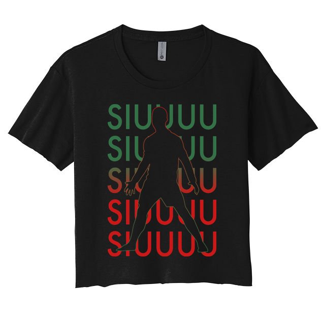 Siuuu Soccer Football Futbol Crop Top