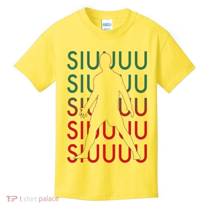 Siuuu Soccer Football Futbol Kids T-Shirt