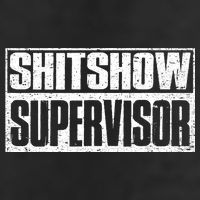 Shitshow Supervisor : Funny Supervisor Of The Shitshow Garment-Dyed Fleece Hoodie