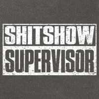 Shitshow Supervisor : Funny Supervisor Of The Shitshow Cotton Canvas Backpack