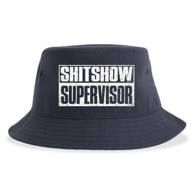 Shitshow Supervisor : Funny Supervisor Of The Shitshow Sustainable Bucket Hat