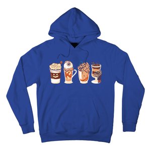 Spooky Season Fall Coffee Horror Movie And Coffee Halloween Gift Hoodie