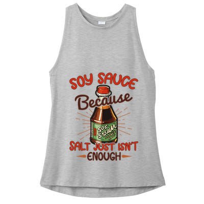 Soy Sauce Funny Costume Vegan Soy Sauce Funny Sushi Matching Group Halloween Cos Ladies PosiCharge Tri-Blend Wicking Tank