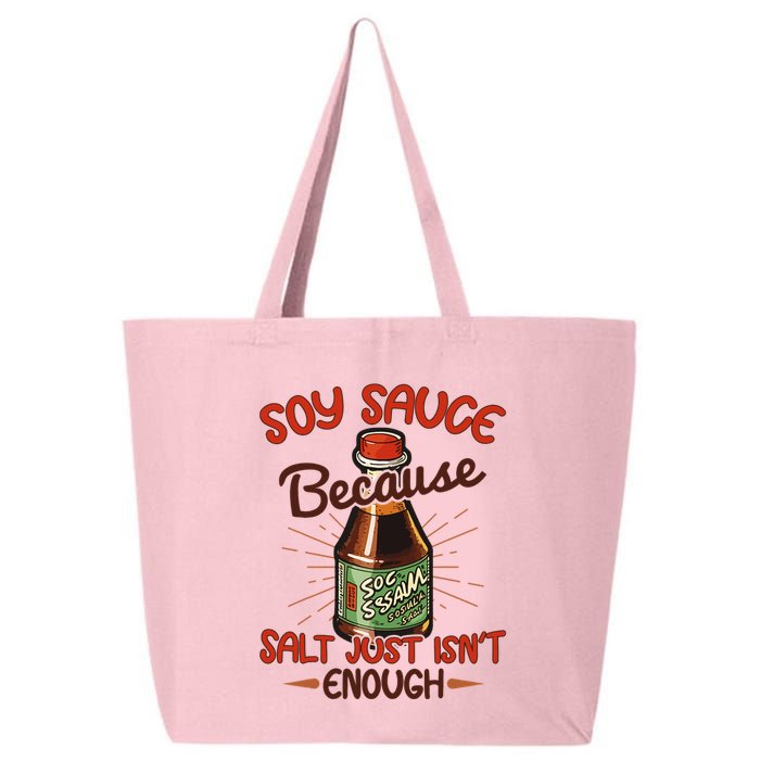 Soy Sauce Funny Costume Vegan Soy Sauce Funny Sushi Matching Group Halloween Cos 25L Jumbo Tote