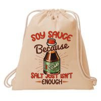 Soy Sauce Funny Costume Vegan Soy Sauce Funny Sushi Matching Group Halloween Cos Drawstring Bag