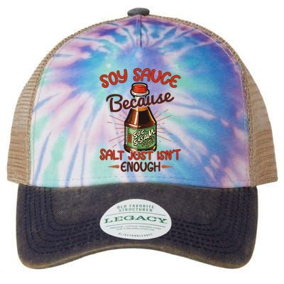 Soy Sauce Funny Costume Vegan Soy Sauce Funny Sushi Matching Group Halloween Cos Legacy Tie Dye Trucker Hat