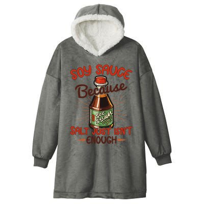 Soy Sauce Funny Costume Vegan Soy Sauce Funny Sushi Matching Group Halloween Cos Hooded Wearable Blanket