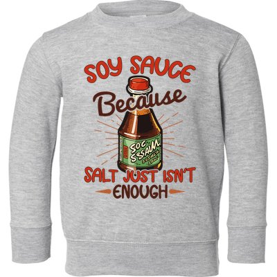 Soy Sauce Funny Costume Vegan Soy Sauce Funny Sushi Matching Group Halloween Cos Toddler Sweatshirt