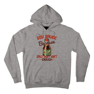 Soy Sauce Funny Costume Vegan Soy Sauce Funny Sushi Matching Group Halloween Cos Tall Hoodie