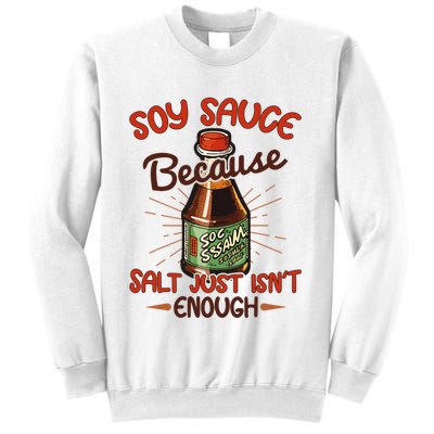 Soy Sauce Funny Costume Vegan Soy Sauce Funny Sushi Matching Group Halloween Cos Sweatshirt