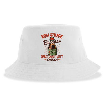 Soy Sauce Funny Costume Vegan Soy Sauce Funny Sushi Matching Group Halloween Cos Sustainable Bucket Hat