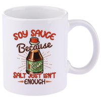 Soy Sauce Funny Costume Vegan Soy Sauce Funny Sushi Matching Group Halloween Cos 11oz C Handle Ceramic Mug