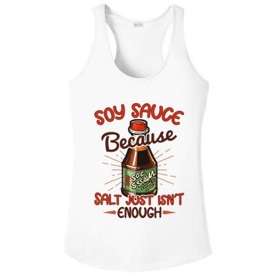 Soy Sauce Funny Costume Vegan Soy Sauce Funny Sushi Matching Group Halloween Cos Ladies PosiCharge Competitor Racerback Tank