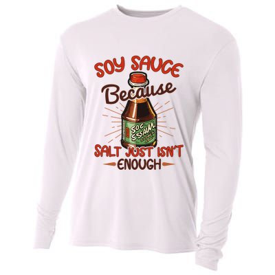 Soy Sauce Funny Costume Vegan Soy Sauce Funny Sushi Matching Group Halloween Cos Cooling Performance Long Sleeve Crew