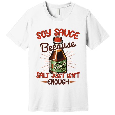 Soy Sauce Funny Costume Vegan Soy Sauce Funny Sushi Matching Group Halloween Cos Premium T-Shirt