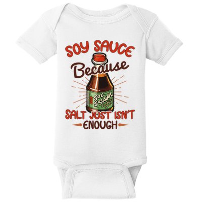 Soy Sauce Funny Costume Vegan Soy Sauce Funny Sushi Matching Group Halloween Cos Baby Bodysuit