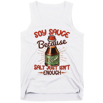 Soy Sauce Funny Costume Vegan Soy Sauce Funny Sushi Matching Group Halloween Cos Tank Top