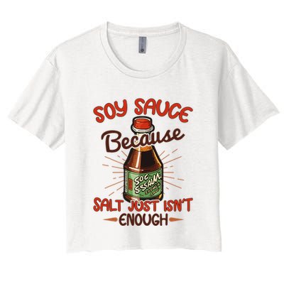 Soy Sauce Funny Costume Vegan Soy Sauce Funny Sushi Matching Group Halloween Cos Crop Top