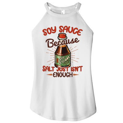 Soy Sauce Funny Costume Vegan Soy Sauce Funny Sushi Matching Group Halloween Cos Women's Perfect Tri Rocker Tank