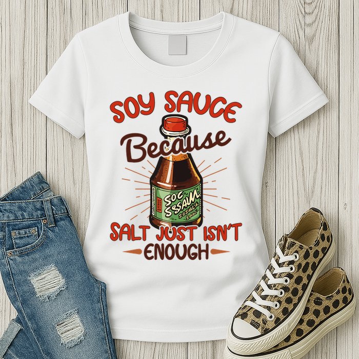 Soy Sauce Funny Costume Vegan Soy Sauce Funny Sushi Matching Group Halloween Cos Womens T-Shirt