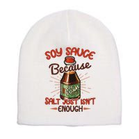 Soy Sauce Funny Costume Vegan Soy Sauce Funny Sushi Matching Group Halloween Cos Short Acrylic Beanie