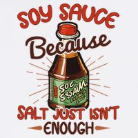 Soy Sauce Funny Costume Vegan Soy Sauce Funny Sushi Matching Group Halloween Cos Wool Snapback Cap