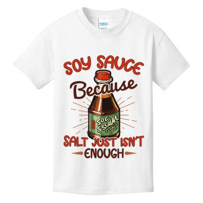 Soy Sauce Funny Costume Vegan Soy Sauce Funny Sushi Matching Group Halloween Cos Kids T-Shirt