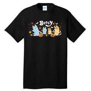 Spooky Season Funny Ghost Booey Halloween Family Matching Tall T-Shirt