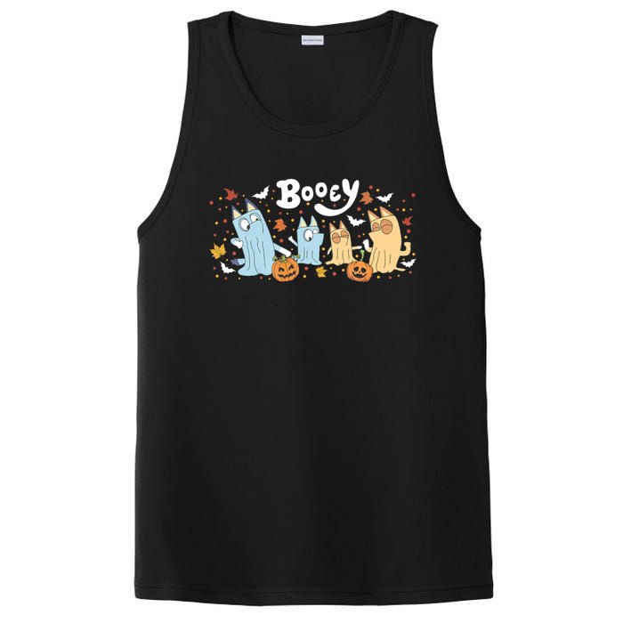 Spooky Season Funny Ghost Booey Halloween Family Matching PosiCharge Competitor Tank