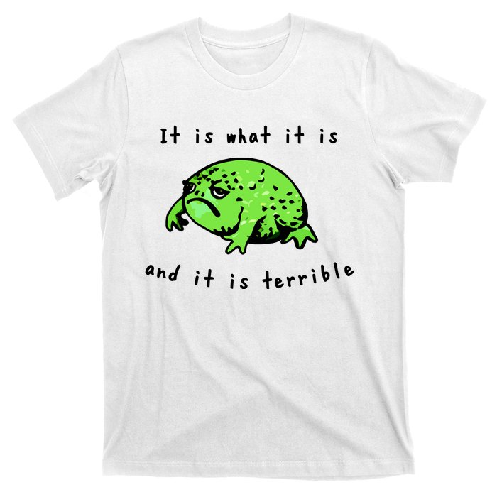 Shithead Steve Frog It Is What It Is And It Is Terrible T-Shirt