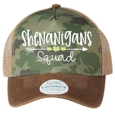Shenanigans Squad Funny St. Patrick's Day Matching Group Legacy Tie Dye Trucker Hat