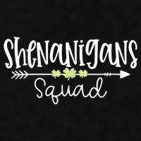 Shenanigans Squad Funny St. Patrick's Day Matching Group Ladies PosiCharge Tri-Blend Wicking Tank