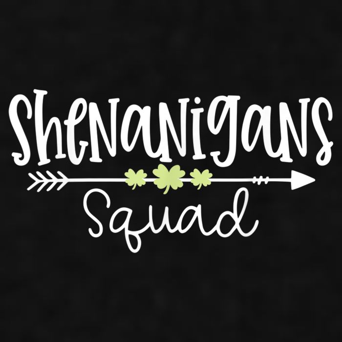 Shenanigans Squad Funny St. Patrick's Day Matching Group Ladies PosiCharge Tri-Blend Wicking Tank