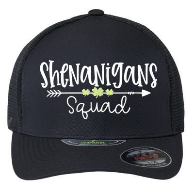 Shenanigans Squad Funny St. Patrick's Day Matching Group Flexfit Unipanel Trucker Cap