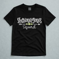 Shenanigans Squad Funny St. Patrick's Day Matching Group T-Shirt