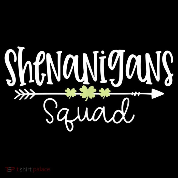 Shenanigans Squad Funny St. Patrick's Day Matching Group T-Shirt