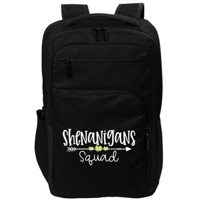 Shenanigans Squad Funny St. Patrick's Day Matching Group Impact Tech Backpack