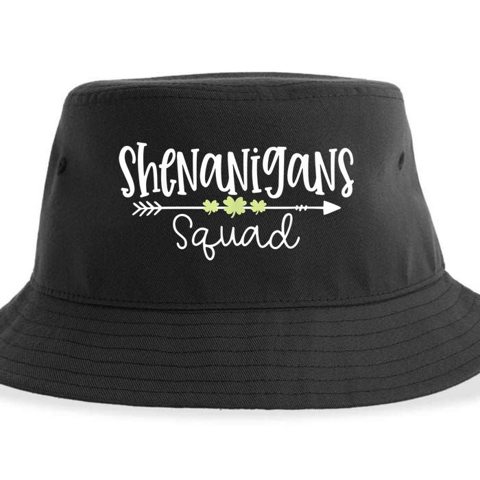 Shenanigans Squad Funny St. Patrick's Day Matching Group Sustainable Bucket Hat
