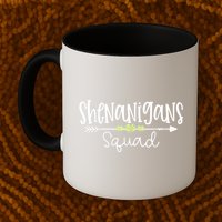 Shenanigans Squad Funny St. Patrick's Day Matching Group Mug