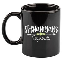 Shenanigans Squad Funny St. Patrick's Day Matching Group 11oz C Handle Ceramic Mug